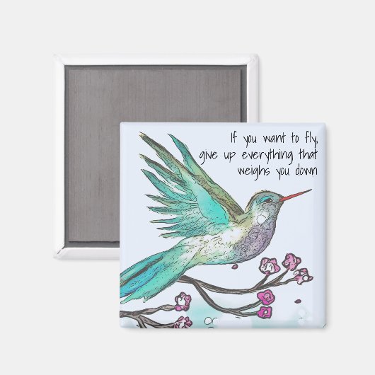 Magnet d'art d'oiseaux (Recto/Verso)