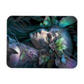 Magnet d'art Imaginaire fée coloré (Horizontal)