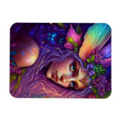 Magnet d'art Imaginaire fée coloré (Horizontal)
