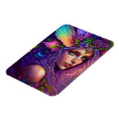 Magnet d'art Imaginaire fée coloré (Côté Gauche)