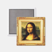 Magnet d'art - Mona Lisa par Leonardo da Vinci (Recto/Verso)