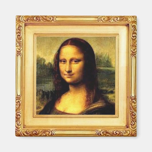 Magnet d'art - Mona Lisa par Leonardo da Vinci (Devant)