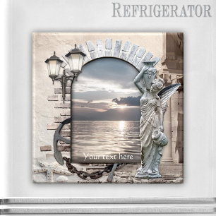 Magnet d'art nautique italien classique