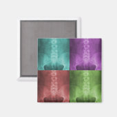Magnet d'art numérique X-Ray (Recto/Verso)
