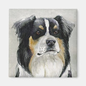 Magnet d'art pour chien berger australien (Devant)