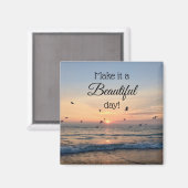 Magnet Day Sunrise Beach Magnet (Recto/Verso)