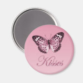 Magnet de baisers papillon (Recto/Verso)