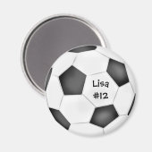 Magnet de balle de football (Recto/Verso)