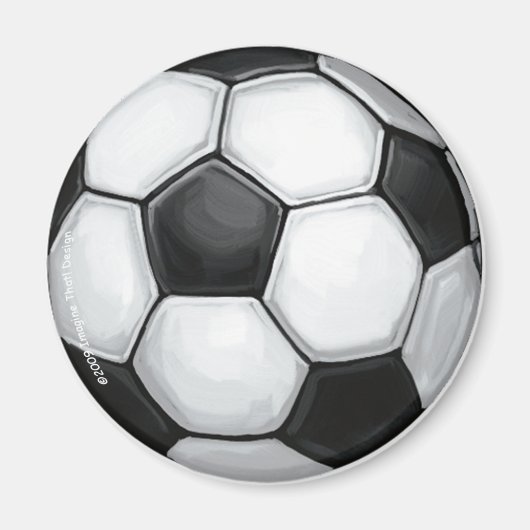 Magnet de balle de football (Devant)