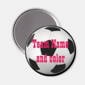 Magnet de balle de soccer personnalisé (Recto/Verso)