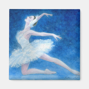 Magnet de ballet du lac Swan