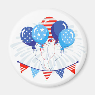 Magnet de ballons patriotiques