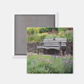 Magnet de banc de jardin (Recto/Verso)