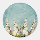 Magnet de bande de lapin de Pâques (Devant)