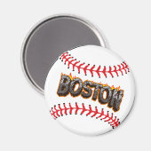 Magnet de baseball de Boston (Recto/Verso)