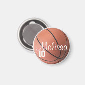 Magnet de basket-ball personnalisé (Recto/Verso)