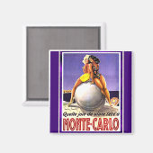 Magnet de Beautés de bain Monte Carlo (Recto/Verso)