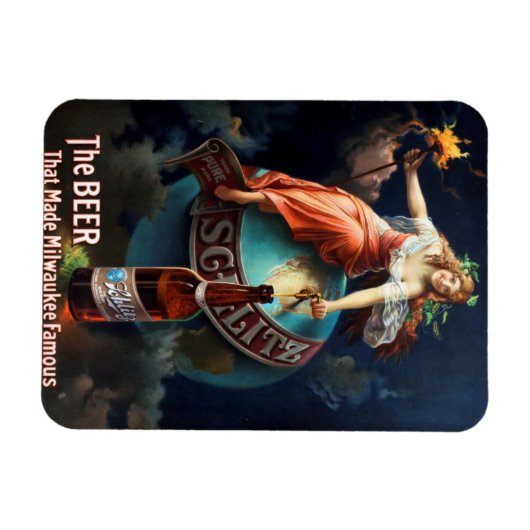 Magnet de bière Schlitz (Horizontal)