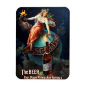 Magnet de bière Schlitz (Vertical)