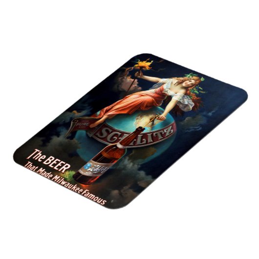 Magnet de bière Schlitz (Côté Gauche)