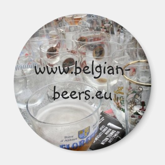 Magnet de bières belges (Devant)