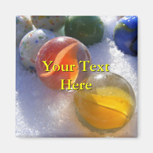 Magnet de billes de verre