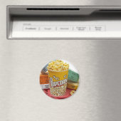 Magnet de billets de films et de pop maïs (In Situ (Lave-vaisselle))