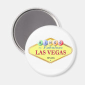 Magnet de bingo Las Vegas (Recto/Verso)
