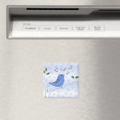 Magnet de Bluebird à chanter mignon (In Situ (Lave-vaisselle))