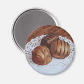 Magnet de bonbons au chocolat (Recto/Verso)