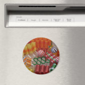 Magnet de bonbons au ruban (rond) (In Situ (Lave-vaisselle))