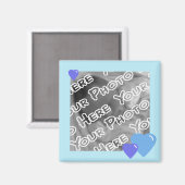 Magnet de bonbons bleus (Recto/Verso)