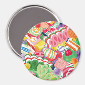 Magnet de bonbons de Noël à l'ancienne (Recto/Verso)