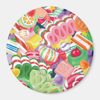 Magnet de bonbons de Noël à l'ancienne