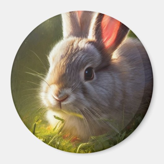 Magnet de Bunny mignon (Devant)