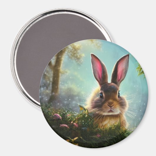 Magnet de Bunny mignon (Recto/Verso)