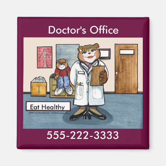 Magnet de bureau du médecin (Devant)