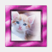 Magnet de cadre photo violet (Devant)