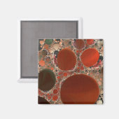 Magnet de cailloux rouges (Recto/Verso)