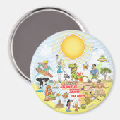 Magnet de Californie du Sud (Recto/Verso)