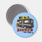 Magnet de camping RV amusant (Recto/Verso)