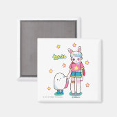 Magnet de Carré de 2 pouces Best Friends (Recto/Verso)