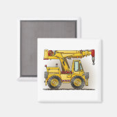 Magnet de Carré de camion de grue (Recto/Verso)