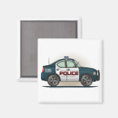 Magnet de Carré de voiture d'intercepteur de polic (Recto/Verso)
