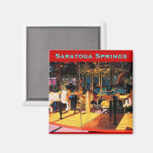 Magnet de carrousel Saratoga (Recto/Verso)