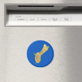 Magnet de carte de Guam (In Situ (Lave-vaisselle))