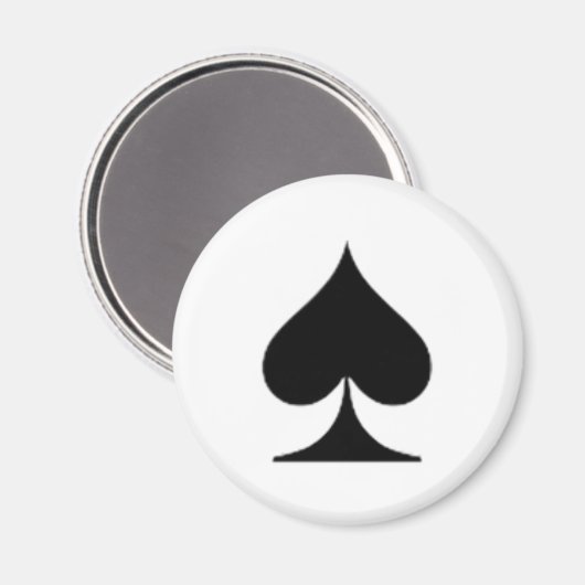 Magnet de carte de lecture de pique (Recto/Verso)