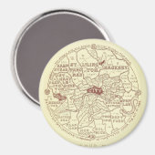 Magnet de carte de Londres (Recto/Verso)