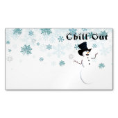 Magnet de carte de visite Chill Out (devant)