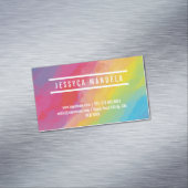 Magnet de carte de visite d'artiste de style moder (In Situ)